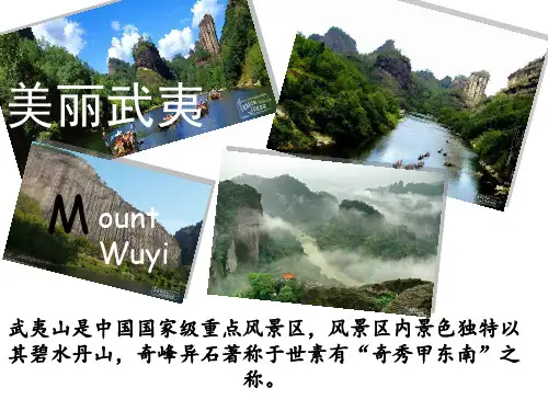 美丽武夷 ppt