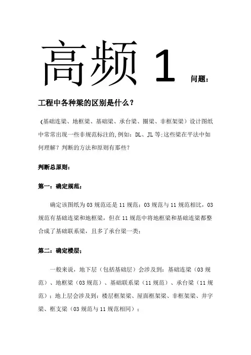 基础高频问题