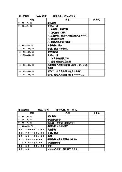 培训公司新员工入职培训流程