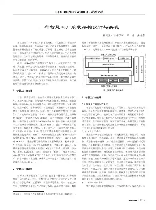 一种智慧工厂系统架构设计与实现