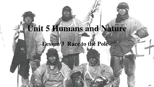 新北师大必修二高中英语课件Unit5 Lesson3