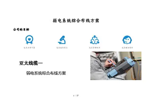工程项目弱电系统综合布线方案