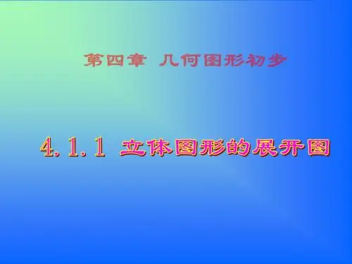 (立体图行的的展开图)PPT课件
