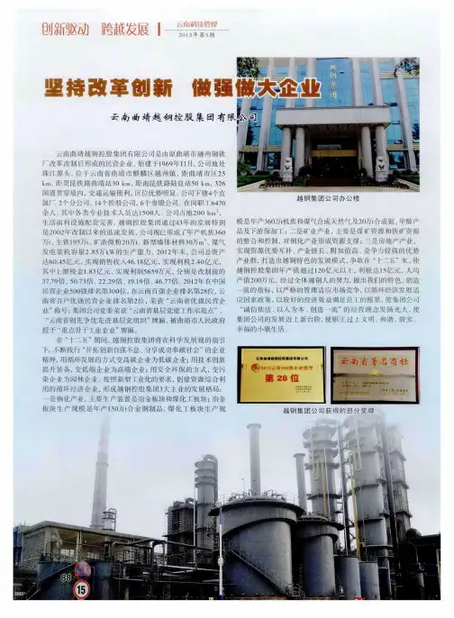 坚持改革创新 做强做大企业