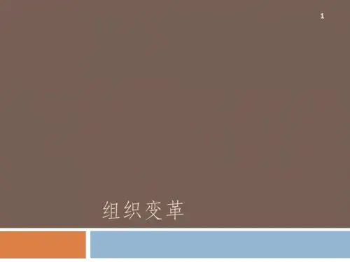 组织变革ppt课件