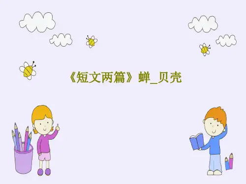 《短文两篇》蝉_贝壳17页PPT