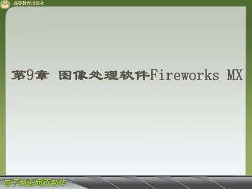 图像处理软件Fireworks MX0901