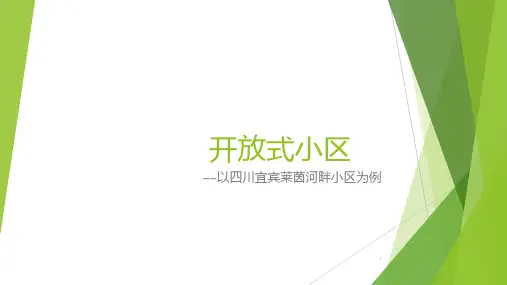 开放式小区 PPT课件