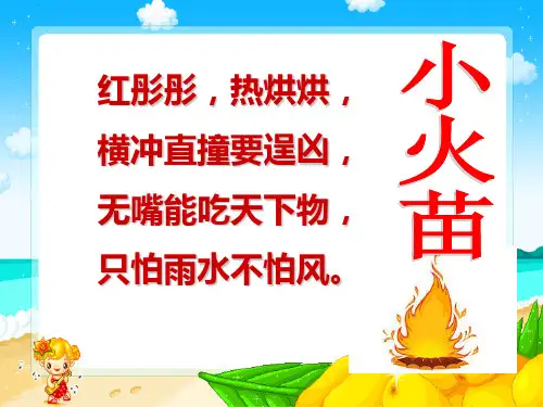 小火苗(生命健康教育)