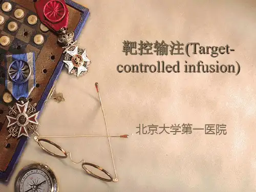 麻醉PPT:靶控输注