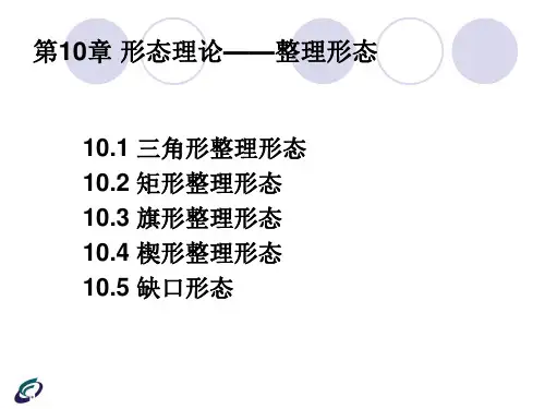 第10章形态理论—整理形态