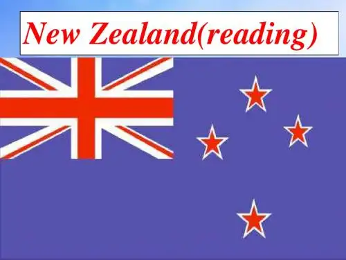New Zealandppt课件演示文稿