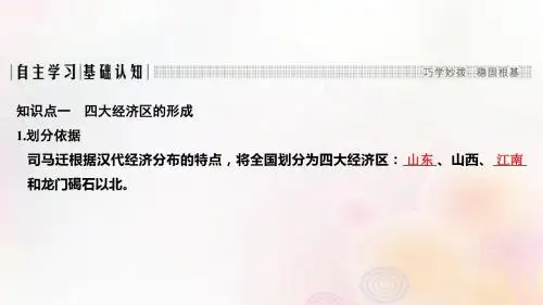 高中历史中国古代的农耕经济第3课区域经济和重心的南移课件岳麓版