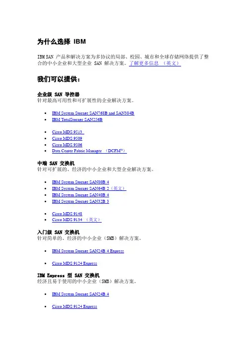 IBM所有产品详细介绍