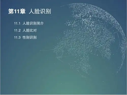 第11章人脸识别