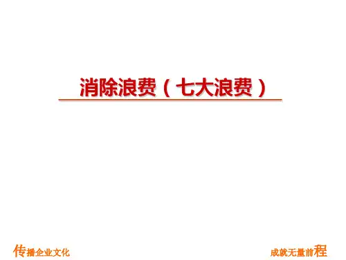 第二篇  生产管理之七大浪费