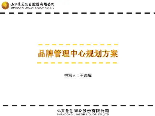品牌运营中心规划方案