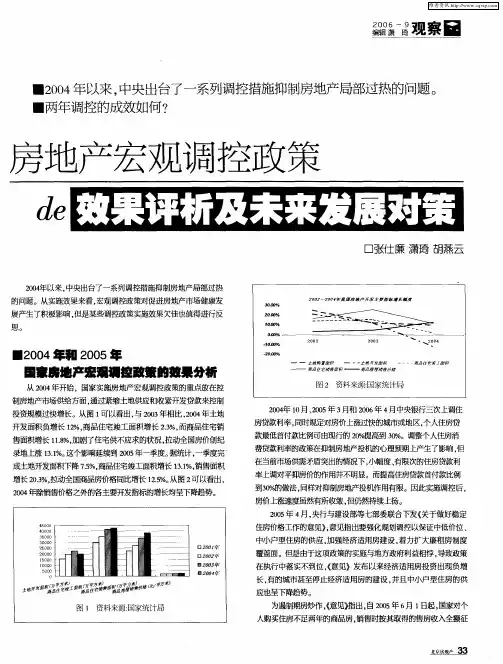 房地产宏观调控政策的效果评析及未来发展对策