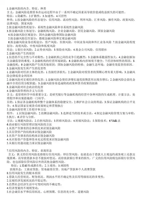 金融风险管理