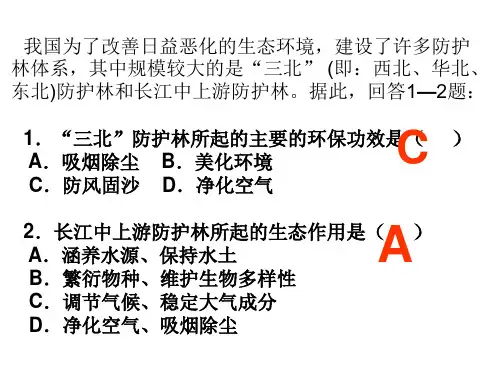 雨林的开发和保护