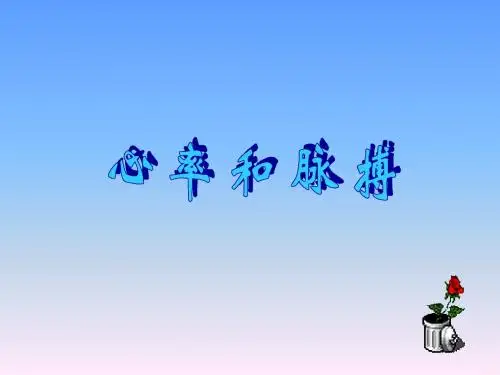 血压脉搏