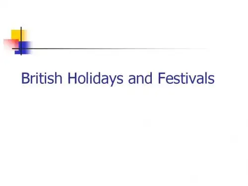 british holidays and festivals