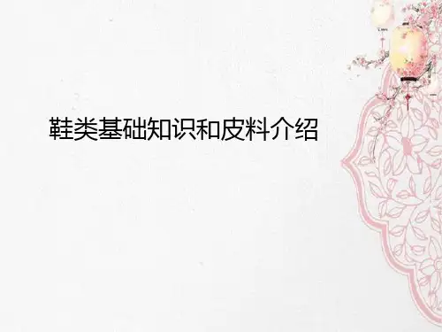 鞋类基础知识和皮料介绍