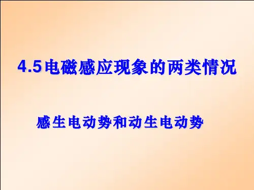 人教版高中物理选修-第四章电磁感应现象的两类情况课件-ppt精品课件