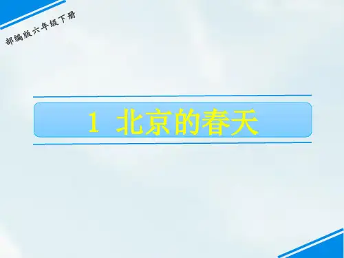 部编版《北京的春节》课件下载1