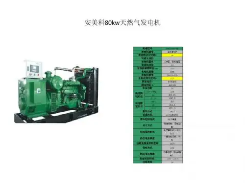 天然气发电机与柴油发电机价格比较