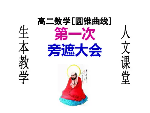 优质课评比正式.点差法在中点弦问题中的应用