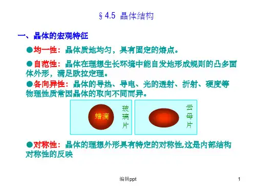 物质结构4晶体结构