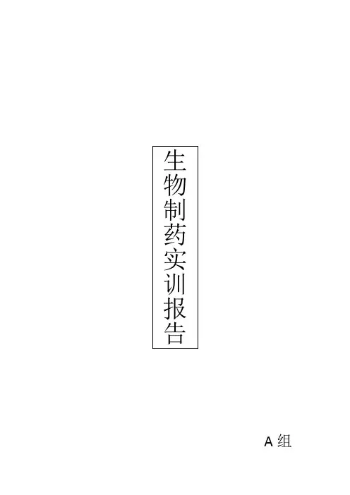 生物制药工艺