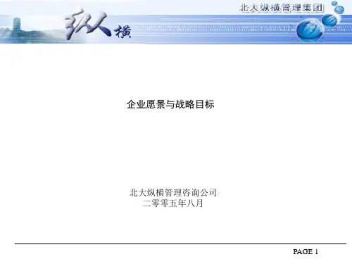 企业愿景与战略目标