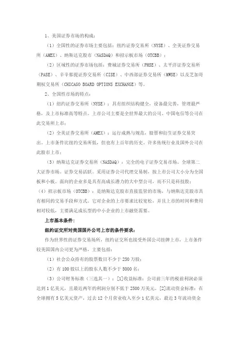 美国IPO上市流程全解析