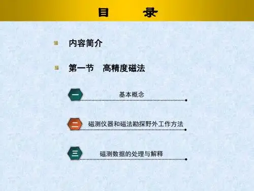 第四章 第一节高精度磁法