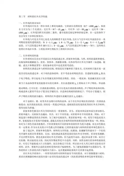 材料的红外光学性能