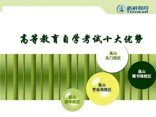 自考十大优势+新科教育优势PPT