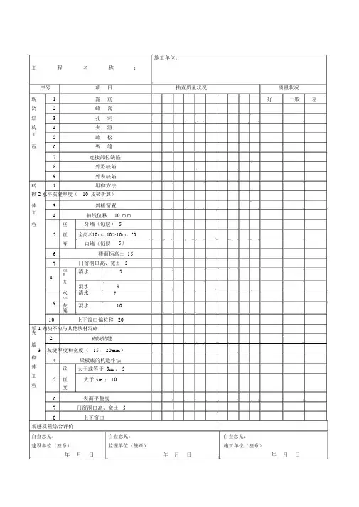 观感质量验收表.docx