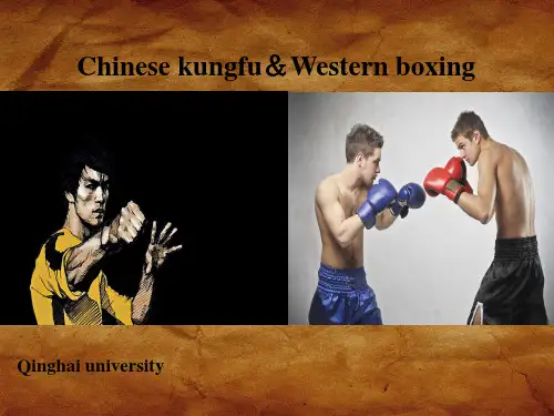 Chinese kungfu and Boxing
