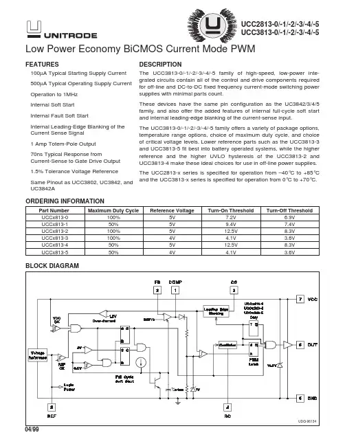 UCC2813D-1中文资料