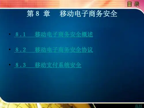 移动电子商务安全