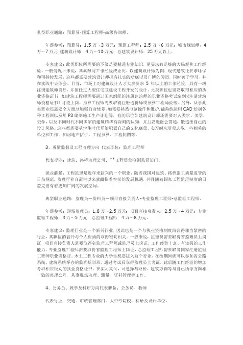 路桥专业就业前景及发展方向