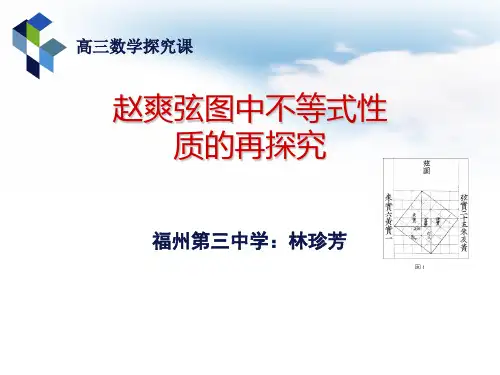 赵爽弦图中的不等式性质的再探究课件(福建福州三中林珍芳)