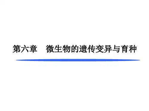 chapter6 microbial genetics