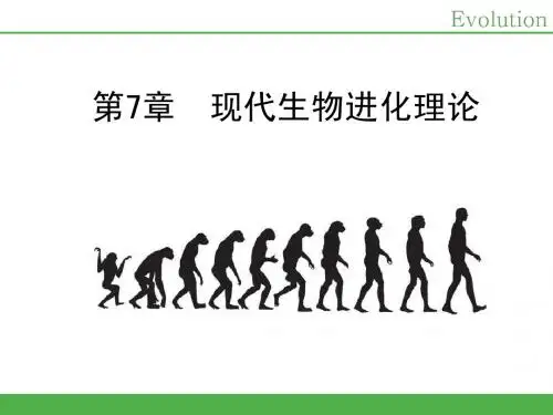 7.2.1种群的基因频率与生物进化