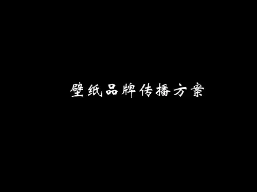 品牌传播方案ppt课件