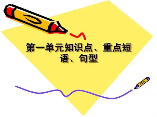 仁爱英语七年级上册Unit1-Unit4期末复习
