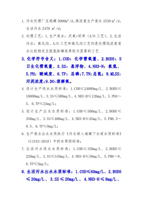污水处理厂资料 - 副本