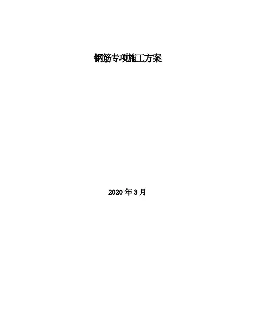 钢筋专项施工方案 